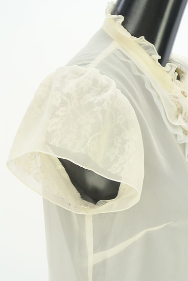 Lois CRAYON（ロイスクレヨン）の古着「ボリュームフリルシアーブラウス（ブラウス）」大画像５へ