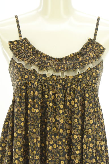 クリックで大画像表示 Lois CRAYON(ロイスクレヨン)の古着「小花柄キャミワンピース(キャミワンピース)」大画像4へ