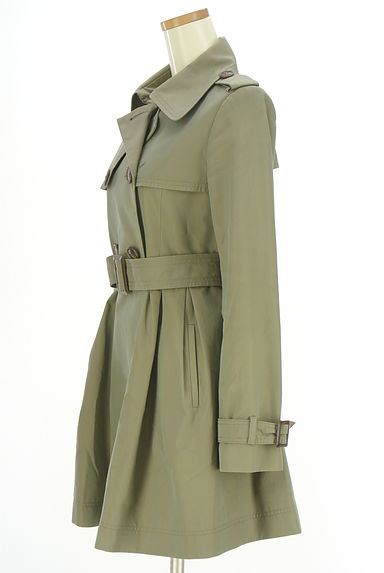 Lois CRAYON（ロイスクレヨン）の古着「ベルト付きフレアトレンチコート（トレンチコート）」大画像３へ