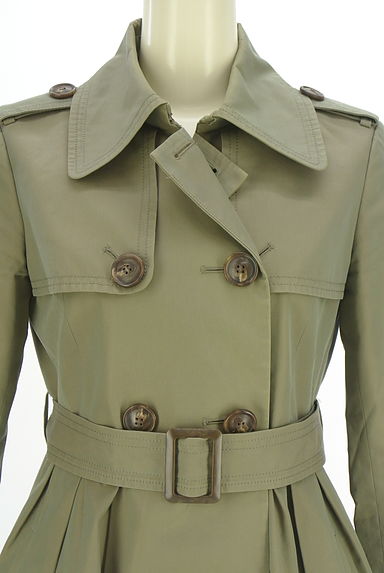 Lois CRAYON（ロイスクレヨン）の古着「ベルト付きフレアトレンチコート（トレンチコート）」大画像４へ