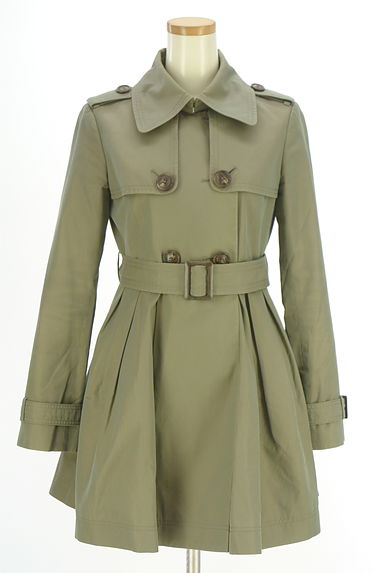 Lois CRAYON（ロイスクレヨン）の古着「ベルト付きフレアトレンチコート（トレンチコート）」大画像５へ