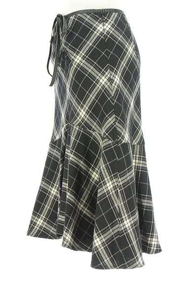 組曲（クミキョク）の古着「膝下チェックスカート（スカート）」大画像３へ