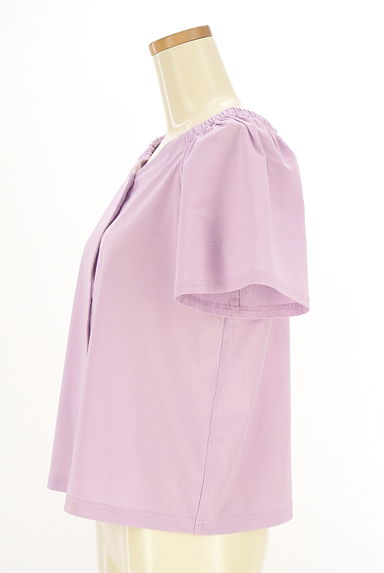 クリックで大画像表示 NATURAL BEAUTY BASIC(ナチュラルビューティベーシック)の古着「ストライプブラウス(ブラウス)」大画像3へ