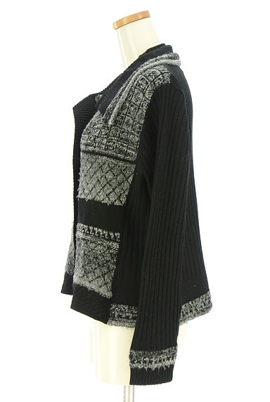 HIROKO BIS（ヒロコビス）の古着「リブニットカーディガン（カーディガン・ボレロ）」大画像３へ