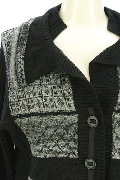 HIROKO BIS（ヒロコビス）の古着「リブニットカーディガン（カーディガン・ボレロ）」大画像４へ