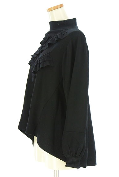 HIROKO BIS（ヒロコビス）の古着「フリルハイネックフレアニット（ニット）」大画像３へ