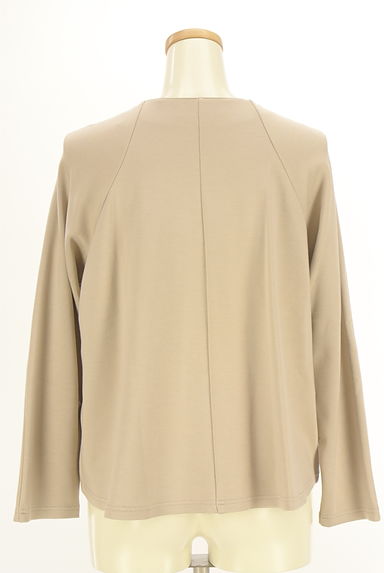 HIROKO BIS（ヒロコビス）の古着「エコレザー切替ラグランカーディガン（ジャケット）」大画像２へ