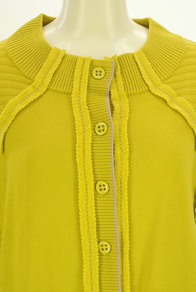 HIROKO BIS（ヒロコビス）の古着「ミドル丈ニットカーディガン（カーディガン・ボレロ）」大画像４へ