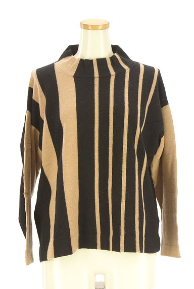 HIROKO BIS（ヒロコビス）の古着「バイカラーモックネックニット（ニット）」大画像１へ