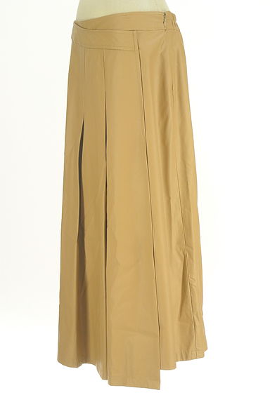 HIROKO BIS（ヒロコビス）の古着「ラップ風エコレザースカート（ロングスカート・マキシスカート）」大画像３へ