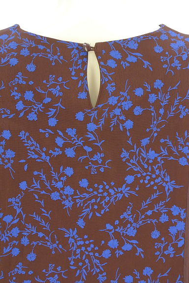 HIROKO BIS（ヒロコビス）の古着「花柄ジャガード光沢ブラウス（カットソー・プルオーバー）」大画像５へ