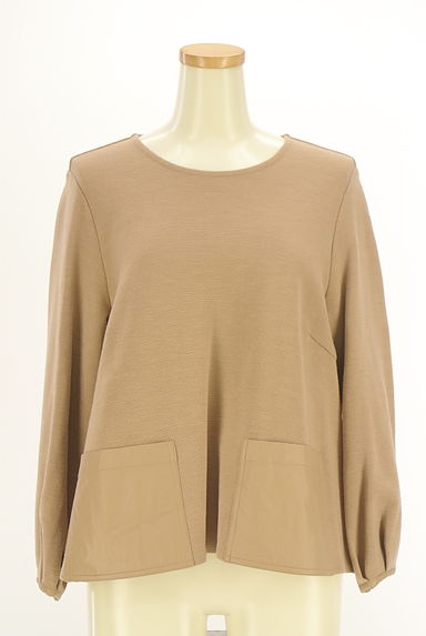 HIROKO BIS（ヒロコビス）の古着「エコレザーポケット付きカットソー（カットソー・プルオーバー）」大画像１へ