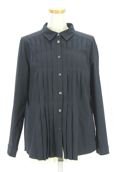 HIROKO BIS（ヒロコビス）の古着「ストレッチタックシャツ（ブラウス）」大画像１へ