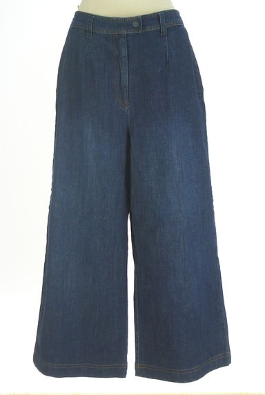 HIROKO BIS（ヒロコビス）の古着「アンクル丈ワイドパンツ（デニムパンツ）」大画像１へ