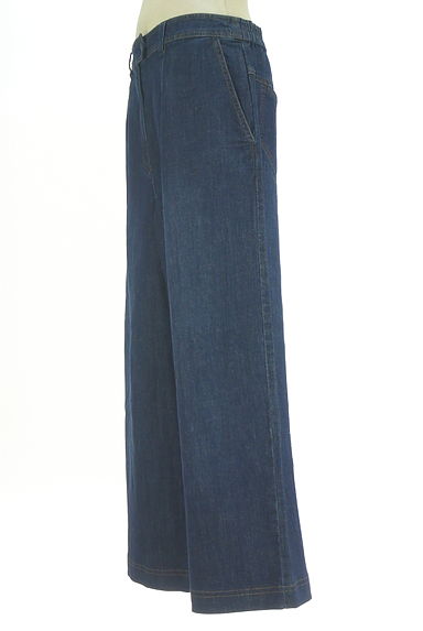 HIROKO BIS（ヒロコビス）の古着「アンクル丈ワイドパンツ（デニムパンツ）」大画像３へ