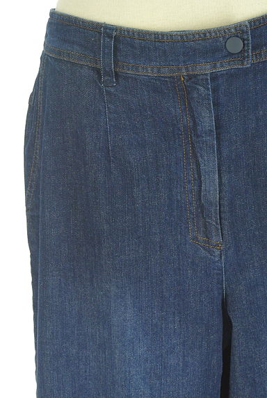 HIROKO BIS（ヒロコビス）の古着「アンクル丈ワイドパンツ（デニムパンツ）」大画像４へ