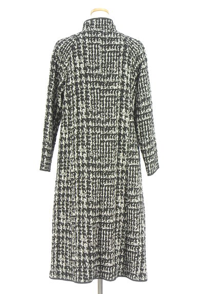 HIROKO BIS（ヒロコビス）の古着「ツイードニットロングコート（コート）」大画像２へ