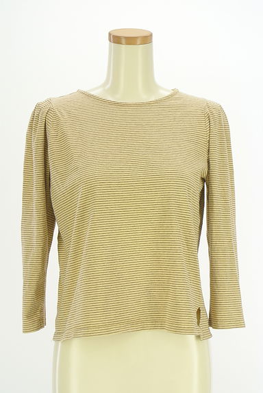 クリックで大画像表示 Kastane(カスタネ)の古着「七分袖ボーダーカットソー(カットソー・プルオーバー)」大画像1へ