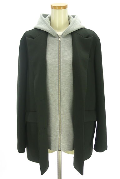 Mila Owen（ミラオーウェン）の古着「レイヤード風ポンチジャケット（ジャケット）」大画像４へ