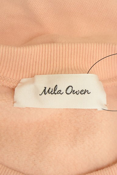 クリックで大画像表示 Mila Owen(ミラオーウェン)の古着「オーバーサイズ裏起毛ロゴスウェット(スウェット・パーカー)」大画像6へ