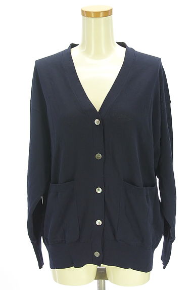 クリックで大画像表示 Spick and Span(スピック&スパン)の古着「ミドルニットカーディガン(カーディガン・ボレロ)」大画像1へ