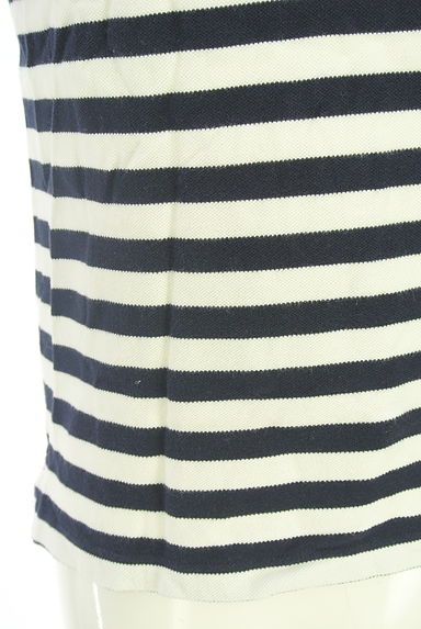 BURBERRY BLACK LABEL（バーバリーブラックレーベル）の古着「ワンポイントボーダーポロシャツ（ポロシャツ）」大画像４へ