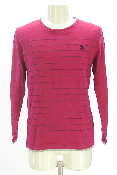 BURBERRY BLACK LABEL（バーバリーブラックレーベル）の古着「レイヤード風ステッチロンT（カットソー・プルオーバー）」大画像１へ