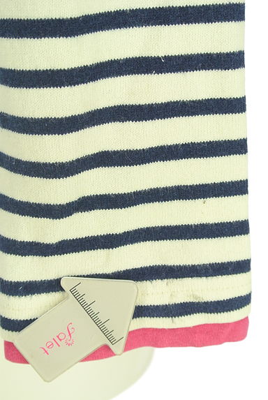 BURBERRY BLACK LABEL（バーバリーブラックレーベル）の古着「ワンポイントボーダーカットソー（カットソー・プルオーバー）」大画像５へ