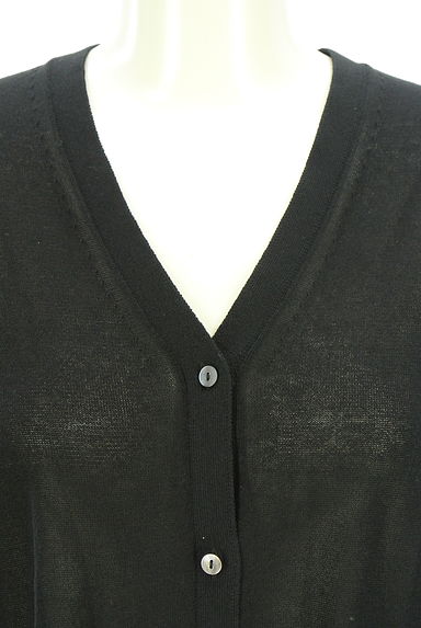 クリックで大画像表示 BARNYARDSTORM(バンヤードストーム)の古着「シアーニットワイドカーディガン(カーディガン・ボレロ)」大画像4へ