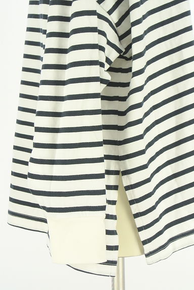 BARNYARDSTORM（バンヤードストーム）の古着「オーバーサイズドルマンボーダーカットソー（カットソー・プルオーバー）」大画像５へ