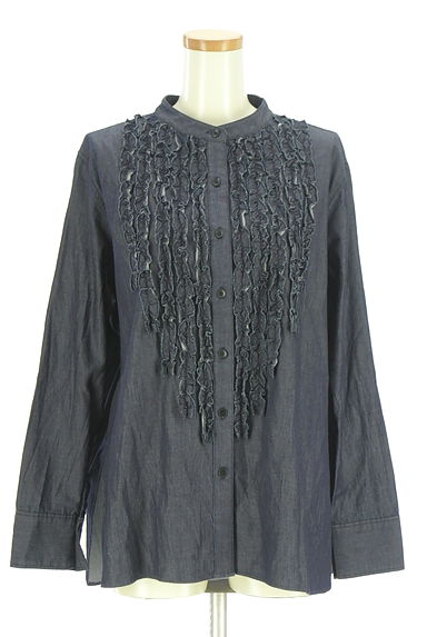 BARNYARDSTORM（バンヤードストーム）の古着「バンドカラーフリルブラウス（ブラウス）」大画像１へ