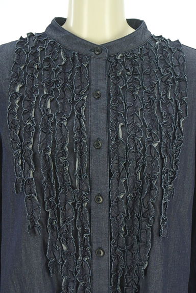 BARNYARDSTORM（バンヤードストーム）の古着「バンドカラーフリルブラウス（ブラウス）」大画像４へ