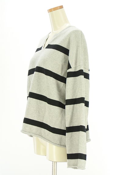 BARNYARDSTORM（バンヤードストーム）の古着「オーバーサイズキーネックニット（ニット）」大画像３へ