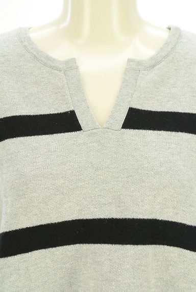 BARNYARDSTORM（バンヤードストーム）の古着「オーバーサイズキーネックニット（ニット）」大画像４へ