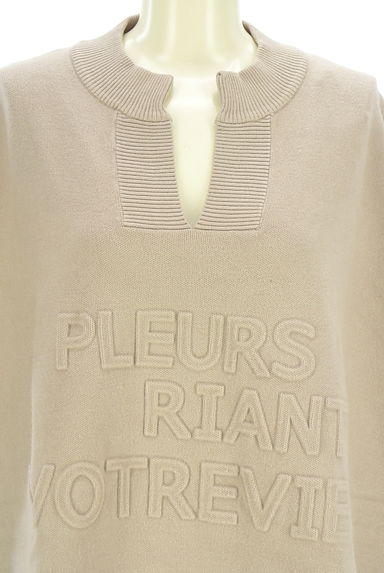 ayane（アヤン）の古着「立体ロゴ膝上ニットワンピース（ワンピース・チュニック）」大画像４へ