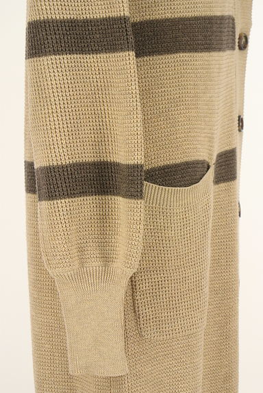 ayane（アヤン）の古着「ボーダーロングニットカーディガン（カーディガン・ボレロ）」大画像５へ