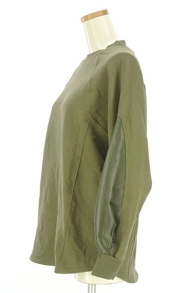 クリックで大画像表示 CYNICAL(シニカル)の古着「エコレザー切替ドルマンスウェット(スウェット・パーカー)」大画像3へ