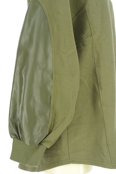 クリックで大画像表示 CYNICAL(シニカル)の古着「エコレザー切替ドルマンスウェット(スウェット・パーカー)」大画像5へ