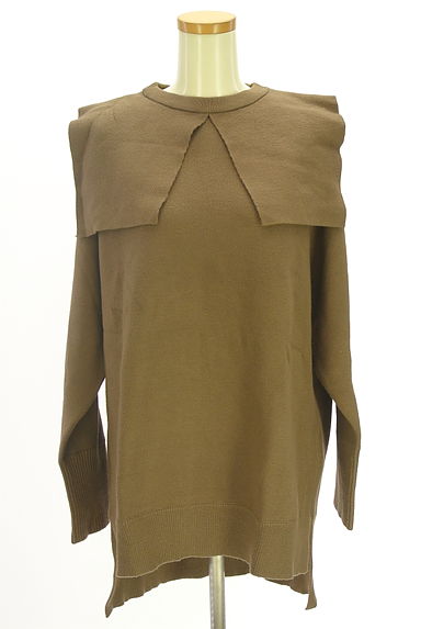 CYNICAL（シニカル）の古着「ビッグカラー付きチュニックニット（ワンピース・チュニック）」大画像１へ