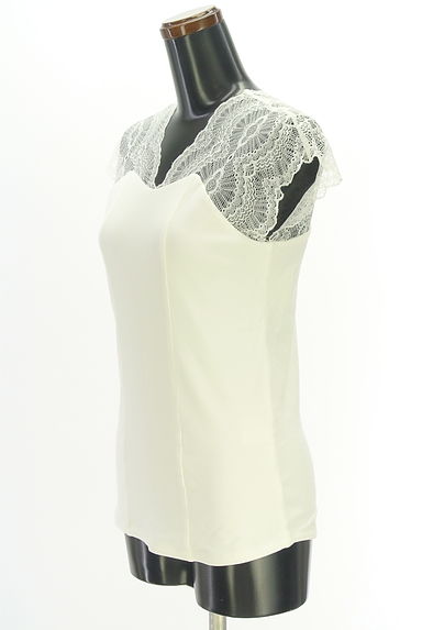 クリックで大画像表示 ayane(アヤン)の古着「レース切替リブトップス(カットソー・プルオーバー)」大画像3へ