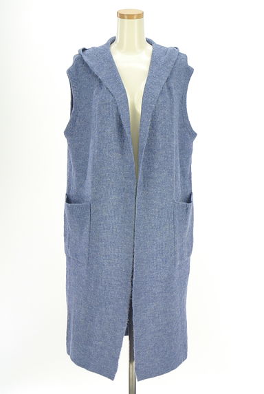 クリックで大画像表示 ayane(アヤン)の古着「フーディロングニットジレ(ベスト・ジレ)」大画像1へ