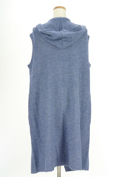 クリックで大画像表示 ayane(アヤン)の古着「フーディロングニットジレ(ベスト・ジレ)」大画像2へ