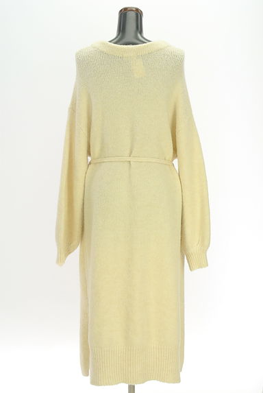 Samansa Mos2（サマンサモスモス）の古着「ベルト付きロングニットカーディガン（カーディガン・ボレロ）」大画像２へ