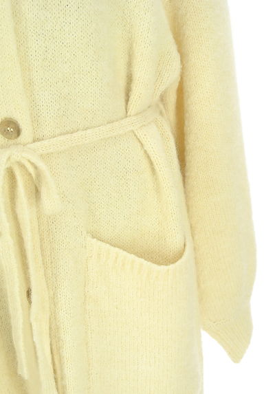 Samansa Mos2（サマンサモスモス）の古着「ベルト付きロングニットカーディガン（カーディガン・ボレロ）」大画像５へ