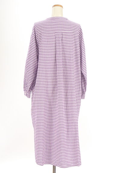 Samansa Mos2（サマンサモスモス）の古着「ギンガムチェックシャツワンピース（ワンピース・チュニック）」大画像２へ