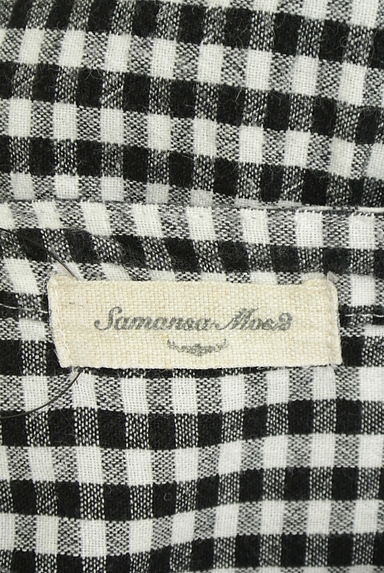 Samansa Mos2（サマンサモスモス）の古着「ギンガムチェックシャツワンピース（ワンピース・チュニック）」大画像６へ