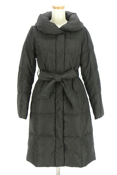 クリックで大画像表示 MISCH MASCH(ミッシュマッシュ)の古着「ベルト付きボリューム襟ロングダウンコート(ダウンジャケット・ダウンコート)」大画像1へ