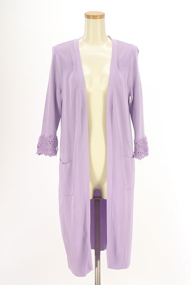 クリックで大画像表示 MISCH MASCH(ミッシュマッシュ)の古着「MM by MISCH MASCH ロングニットカーディガン(カーディガン・ボレロ)」大画像1へ