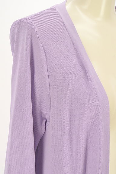 クリックで大画像表示 MISCH MASCH(ミッシュマッシュ)の古着「MM by MISCH MASCH ロングニットカーディガン(カーディガン・ボレロ)」大画像4へ