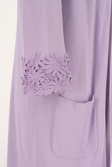 クリックで大画像表示 MISCH MASCH(ミッシュマッシュ)の古着「MM by MISCH MASCH ロングニットカーディガン(カーディガン・ボレロ)」大画像5へ